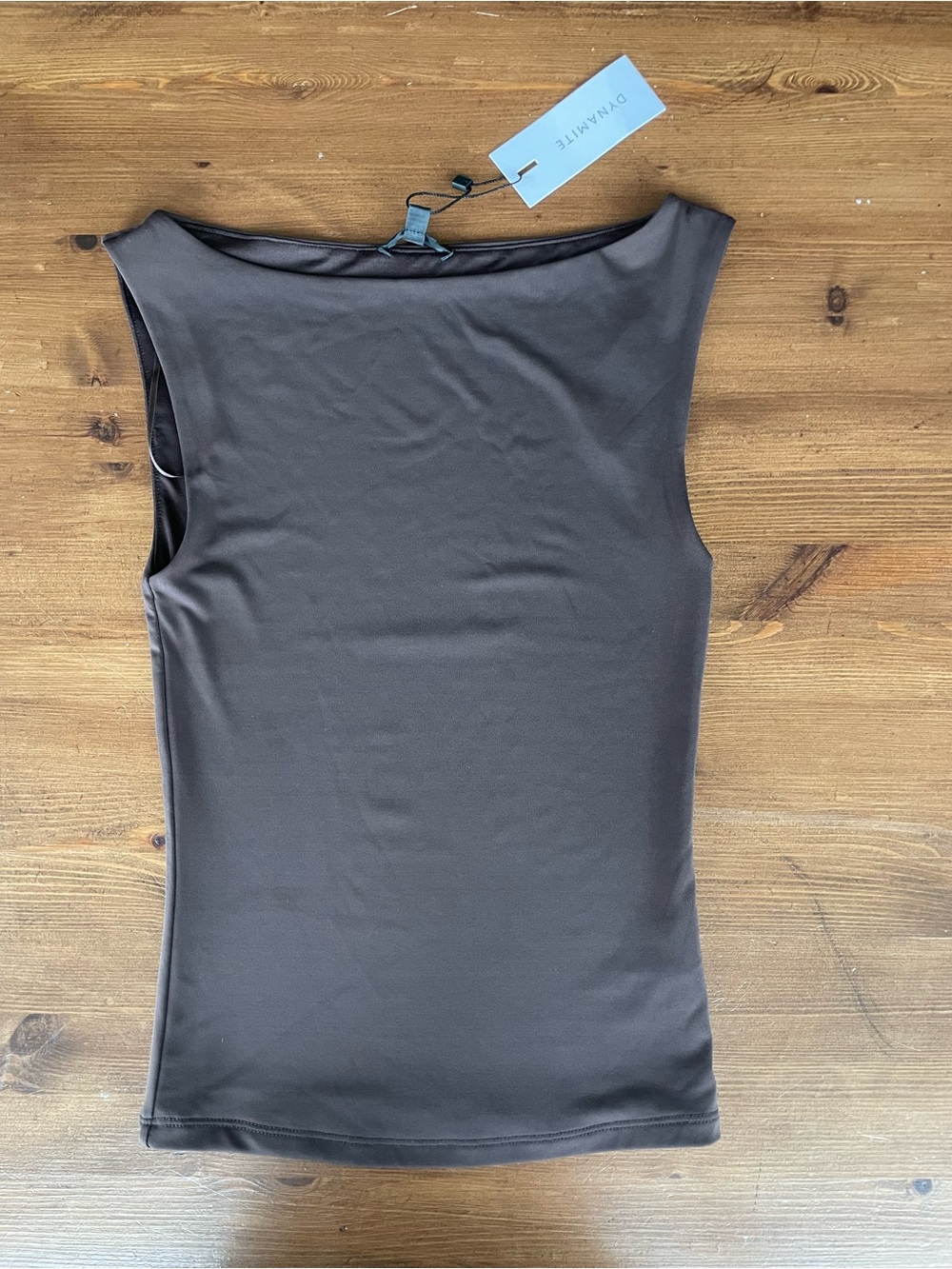 Brown Boatneck Tank Too